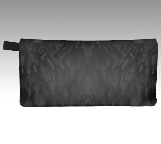 Black Feather Pouch