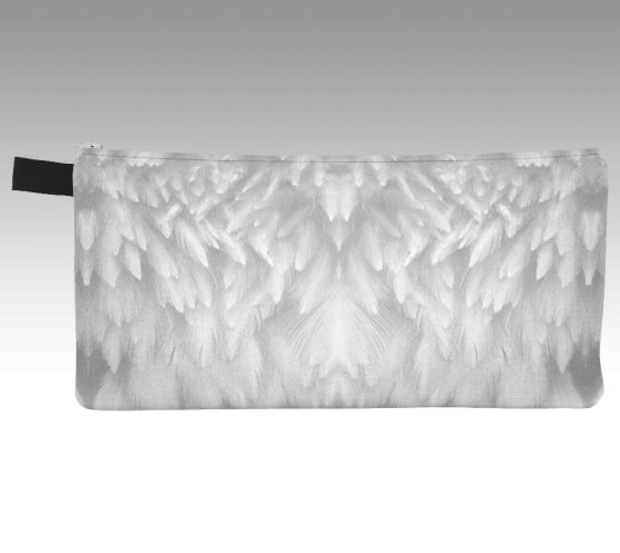 White Feather Pouch