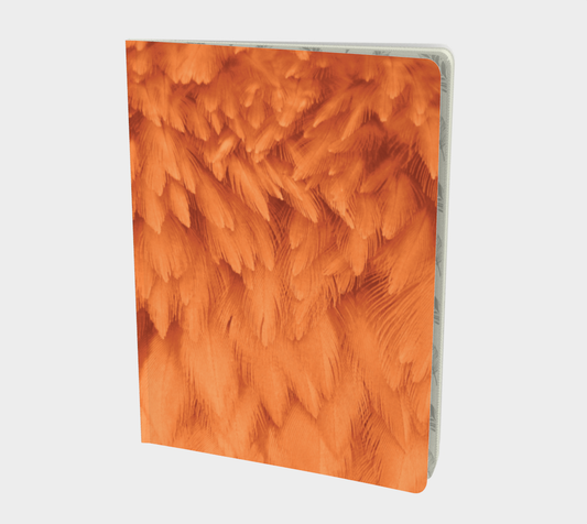 Orange Feather Notebook