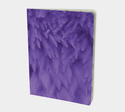 Purple Feather Notebook