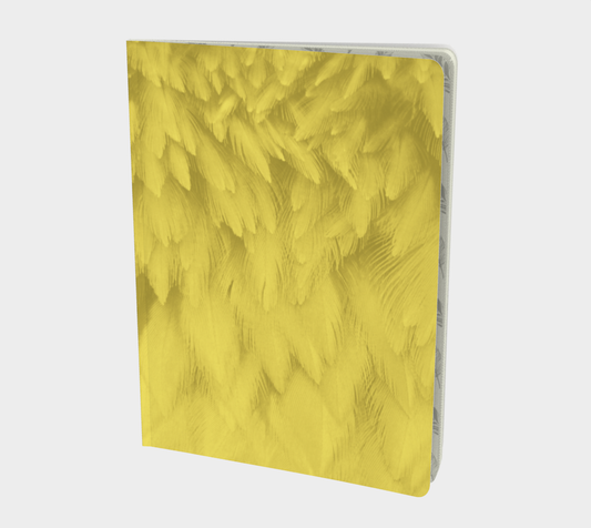 Yellow Feather Notebook