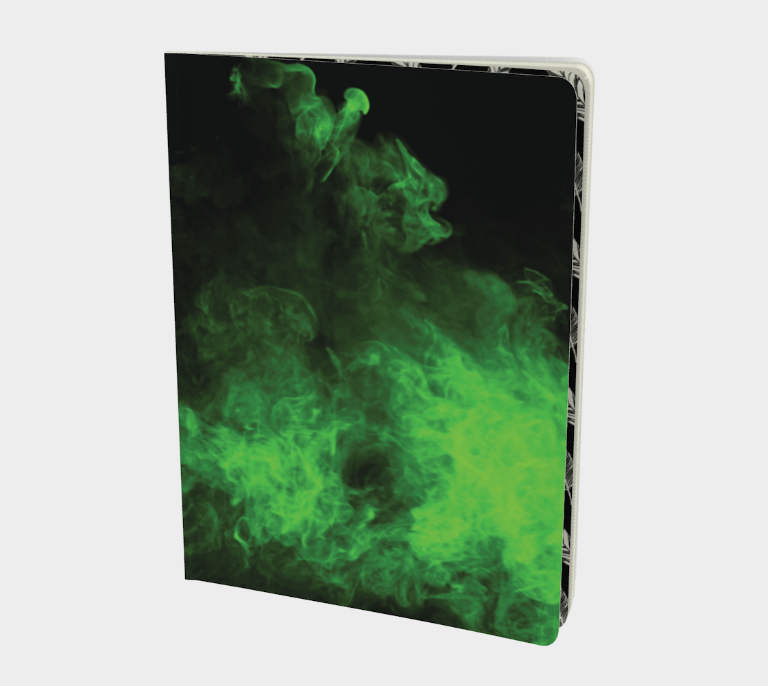 Green Flame Notebook